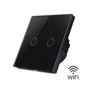 EU/UK 1/2/3 Gang eWelink Touch Light Smart Home Switch WiFi Wall Switch With Alexa Google
