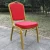 Event Party Rental Hotel Red Metal Frame Banquet Chair