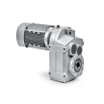 F Series parallel shaft helical gear solid shaft foot mounted gear speed reducer gearbox