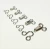 Import Fabric covered metal dress hook and eye closure for garment accessory from China
