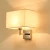 Import Fabric Shade Modern Headboard Lamp Fitting Indoor LED Hotel Bedroom Wall Light from China