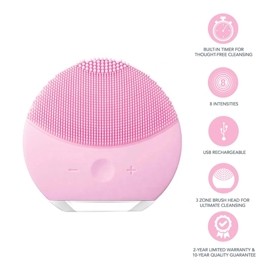 Face Cleaner Electric Massager Cleansing System for Deep Cleansing Skin Care Waterproof Silicone Facial Cleaning Brush