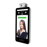 face recognition temperature measuring machine and webcam face recognition with biometric time attendance used in public places