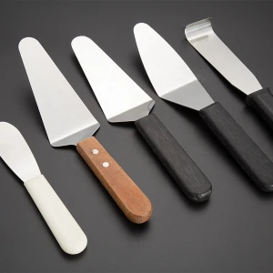 Factory Cheap Price Baking Tools Professional Stainless Steel Wedding Pizza Knife Cake Cutter Spatula