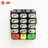 Factory customized mobile phones conductive soft silicone rubber keypad