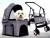 Import Factory Delivery 2020 New Dog Cart Pet Product Pet Cart Portable and Detachable Dog Suitable for Small and Medium Sized Dogs from China
