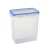 Import Factory Direct Food Plastic Jars With 4-Side Lock Airtight Lid Rectangular Airtight Food Storage Containers bento box from China