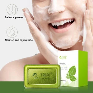 Factory direct herbal soap rich foam deep cleansing skin mite removal natural whitening  soap