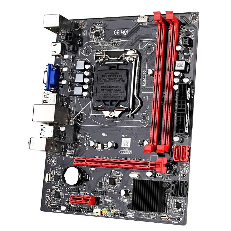 factory direct motherboard lntel h81 lga 1150 ddr3 for gaming up to 16GB RAM