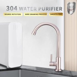 Factory direct sales Kitchen direct water purifier single water faucet stainless steel five-year warranty