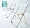 factory direct selling lower price folding Dining Room Furniture PC Transparent chair for dressing table