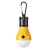 Factory Directly Lamp bulb LED Camp Light with Climbing Button Carabiner