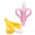 Factory Directly Sell BPA Free Silicone Banana Corn Baby Teethers Baby Teethers Chew Toy Infant Training Toothbrush