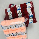 Factory free sample crochet cotton yarn  milk cotton baby yarn