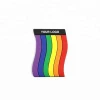 Factory OEM Colorful Rainbow PVC Soft Rubber Magnet Custom Logo Design Souvenir Magnet Fridge Magnet for Promotion JGFM0006