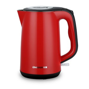 Factory Outlet 1.8L plastic and stainless steel double layer electric kettle  made in China MLK-L105806