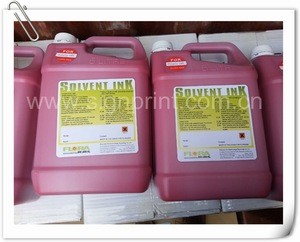 Factory price ! ! 5L package Flora solvent printing ink for spectra polaris printhead printer