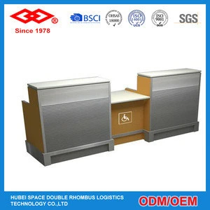Factory price modern office reception counter design for airport