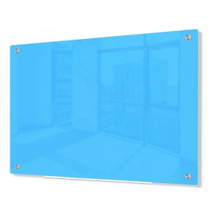 Factory price newest bule writable glass board & magnetic glass whiteboard
