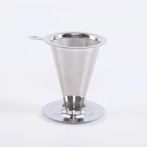Factory price outdoor cone coffee accessories / coffee micro filter for one cup