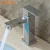 Import Factory supplier modern bathroom sink tap deck mounted chrome single handle single cold water wash hand zinc square basin faucet from China