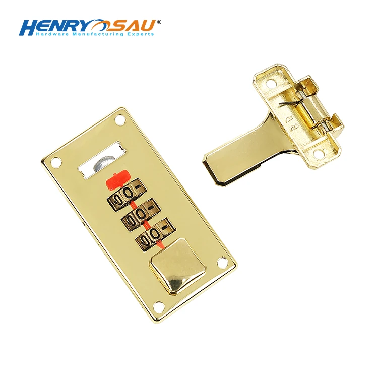Factory Supply Security Combination Number Lock with Hasp Dial Digit Number Code Password Combination Padlock Travel Lock