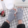 Factory supply winter fashion plain blank knitted keep warm writing warm hot gloves
