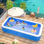 Factory wholesale Outdoor Garden Large Plastic Inflatable Adult Swimming Pools Big Pvc Inflatable Pool