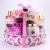 Import Famous Cute iron basket shrink pack skin care body lotion bath spa gift set from China