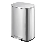 Fashion decorative metal pink dustbin trash can waste bin garbage bin