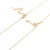 Import Fashion Design Ladies Jewelry Gold Plated Stainless Steel Round Shell Pendant Necklace from China