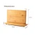 Import Fashion Design ODM OEM Wholesale Home Kitchen Knife Block Stand Universal Bamboo Knife Holder from China