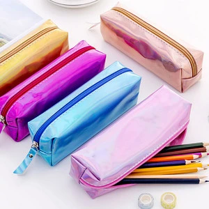 Fashion Laser PU Leather Women Travel Bag Female Waterproof Cosmetic Bag for Girls Makeup Bag Toiletry Neceser Pencil Case
