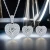 Import Fashion Luxury Moissanite Heart Pendant Stud Earrings And Necklace Fine Jewelry 925 Silver Women Jewelry Set from China