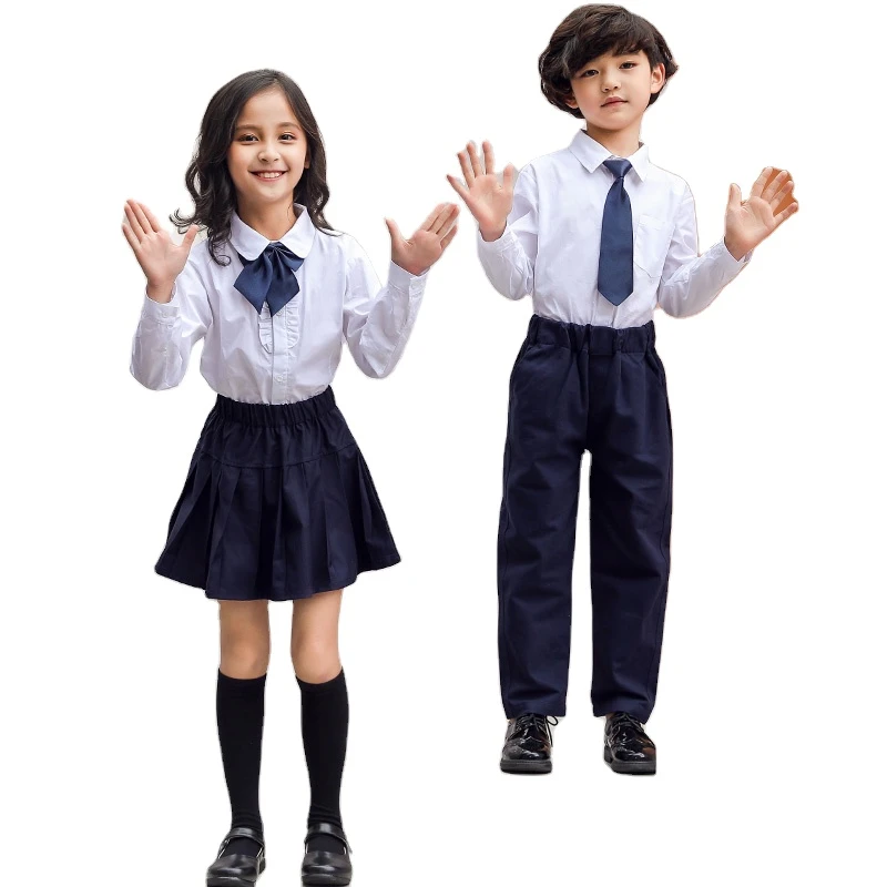 Fashion New Custom Made Modern Children School Uniform Designs