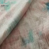 fashion polyester rayon spandex crepe tie dye fabric soft touch for T-shirt