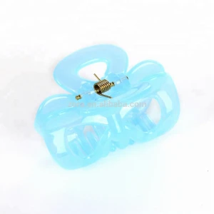 fashionable kids plastic hair claw clips factory in china