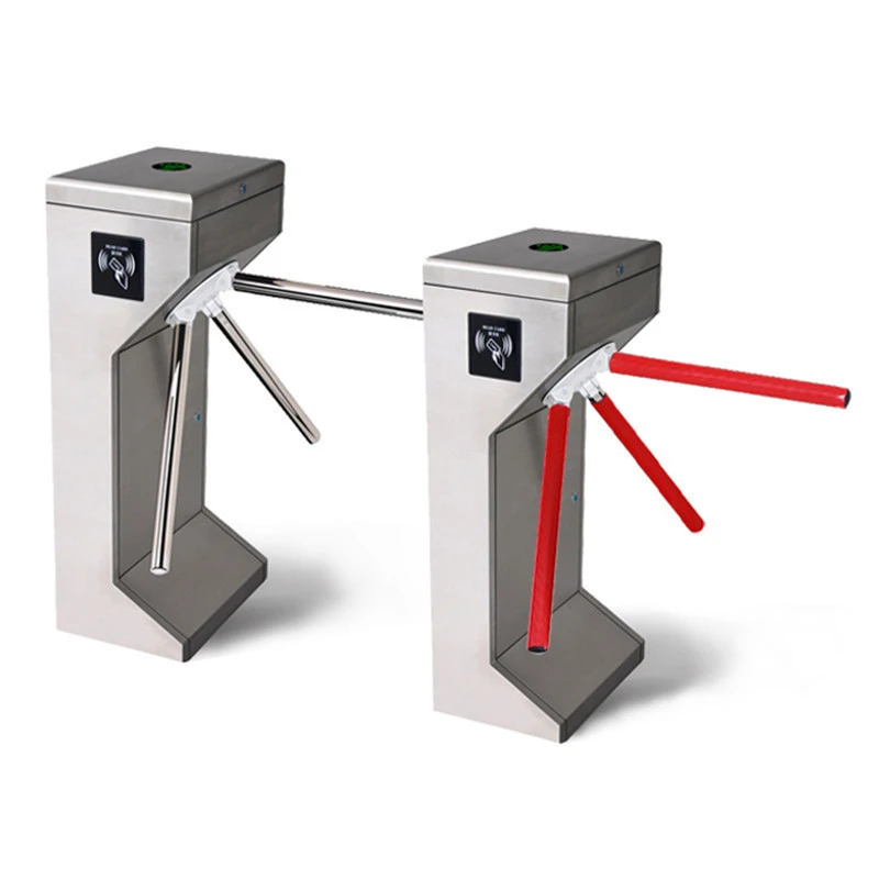 fast passing waist height  tripod turnstile for security device