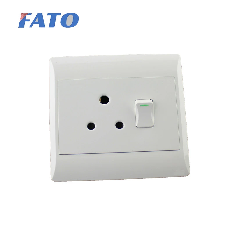 FATO 1 Gang 16A South Africa Electrical Wall Switch and Socket