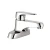 Faucet with chrome plated and 35mm ceramic cartridge for kitchen sink use
