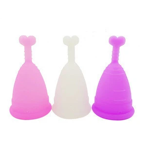 FDA / CE Certificated Collapsible Organic Reusable Silicone Menstrual Cups