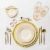 Import FDA stainless steel gold plated cutlery set for wedding  gold cutlery set gold flatware set from China