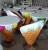 Import Fiberglass waterproof outdoor furniture display  Ice cream Chair and Table from China