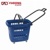 Finely processed plastic shopping rolling hand baskets wholesale