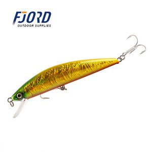 FJORD Wholesaler Top Quality 125mm 40g Sinking Minnow Laser Hard Fishing Lure