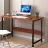 foldable computer desk with bookshelf table computer desk
