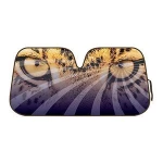 Foldable custom logo printing Car window sunshade