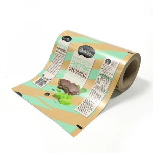Food Grade Plastic Film Roll/ Food packaging plastic laminated film roll