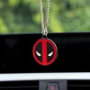 For Deadpool Fashion Car Pendant Rearview Mirror Ornaments Auto Hanging Interior Decoration Automobiles Car Styling Accessories