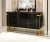 Import Foshan Factory Price Hotel Home Furniture  Gold Stainless Steel Frame Modern Console table from China